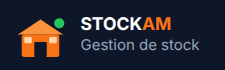 Logo STOCKAM, application de gestion de stock